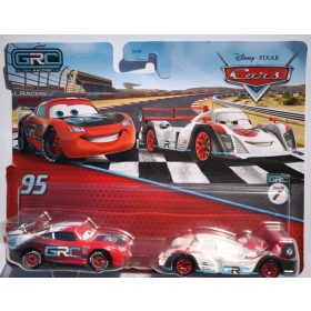   Disney Pixar Verdák – Villám McQueen és Shu Todoroki Global Racers Cup duó szett (Mattel)