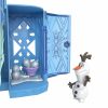 Disney Jégvarázs Elsa játékszett jégkastéllyal és Olaf figurával