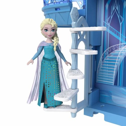 Disney Jégvarázs Elsa játékszett jégkastéllyal és Olaf figurával