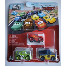   Disney Pixar Verdák (Cars) Mini Racers – mini fém kisautók szett (Mattel)