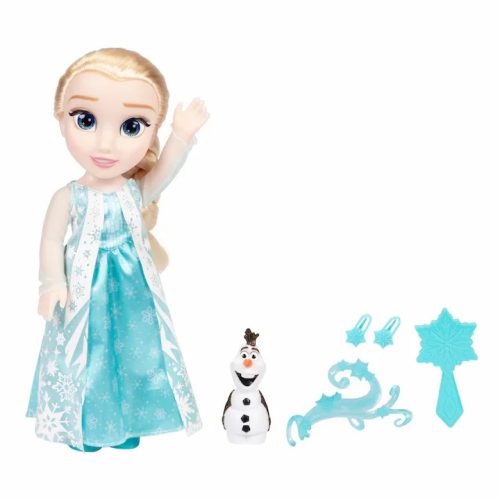 Disney Jégvarázs Elsa éneklő baba 38 cm Olaf figurával és kiegészítőkkel