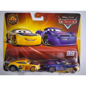   Disney Pixar Cars Race & Rescue Dinoco Cruz Ramirez Danny Swervez dupla kisautó szett