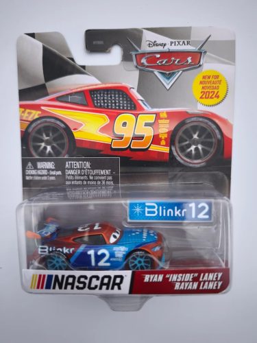 Disney Pixar Verdák NASCAR Ryan Inside Laney – Mattel 1:55 kisautó (2024)