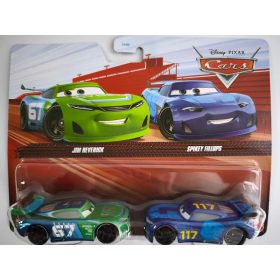  Disney Pixar Cars Jim Reverick Spikey Fillups dupla kisautó szett