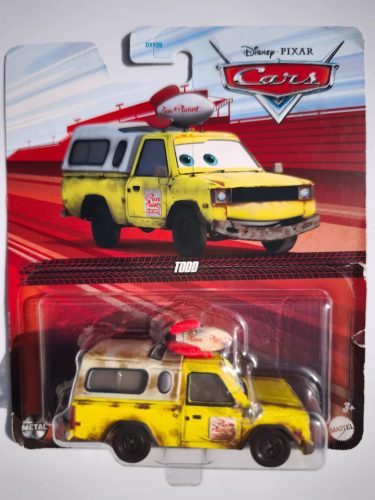 Disney Pixar Verdák – Todd (Pizza Planet Truck) fém autó (Mattel 1:55)