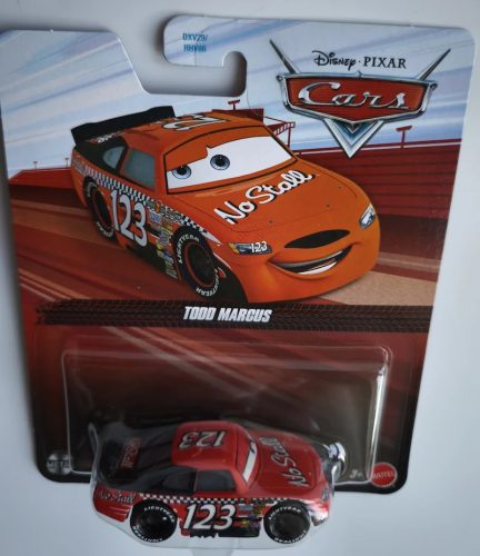 Disney Pixar Verdák (Cars) – Todd Marcus fém kisautó 1:55 (Mattel)